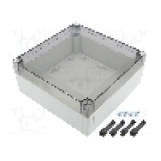 Carcasa policarbonat, 180mmx180mmx75mm, IP66, IP67, FIBOX - PC 175/75 HT