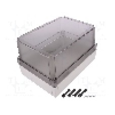 Carcasa policarbonat, 180mmx255mmx150mm, IP66, IP67, FIBOX - PC 200/150 HT
