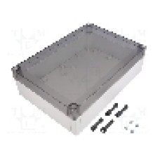 Carcasa policarbonat, 180mmx255mmx75mm, IP66, IP67, FIBOX - PC 200/75 HT