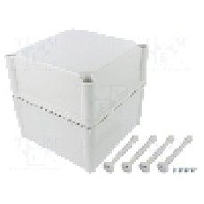 Carcasa policarbonat, 188mmx188mmx180mm, IP66, IP67, FIBOX - PC 1919 18 G