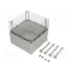 Carcasa policarbonat, 188mmx188mmx180mm, IP66, IP67, FIBOX - PC 1919 18 T