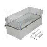 Carcasa policarbonat, 188mmx378mmx180mm, IP65, FIBOX - PC 3819 18 T-2FSH