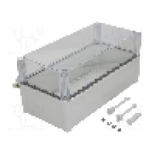 Carcasa policarbonat, 188mmx378mmx180mm, IP65, FIBOX - PC 3819 18 T-2FSH