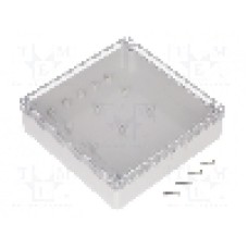 Carcasa policarbonat, 190mmx190mmx55mm, IP65, GAINTA - G2135C