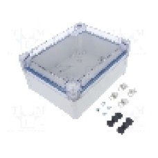 Carcasa policarbonat, 194mmx241mmx107mm, IP66, SCHNEIDER ELECTRIC - NSYTBP241910HT