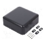 Carcasa policarbonat, 200mmx200mmx70mm, IP68, HAMMOND - 1557HA2BK
