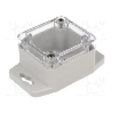 Carcasa policarbonat, 50mmx52mmx35mm, IP65, GAINTA - G250CMF