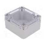 Carcasa policarbonat, 58mmx64mmx35mm, IP65, GAINTA - G201C
