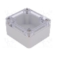 Carcasa policarbonat, 58mmx64mmx35mm, IP65, GAINTA - G201C Carcasa policarbonat, 58mmx64mmx35mm, IP65, GAINTA - G201C