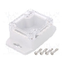 Carcasa policarbonat, 58mmx64mmx35mm, IP67, GAINTA - G201CMF-IP67