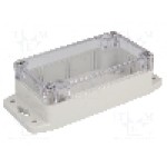 Carcasa policarbonat, 65mmx115mmx40mm, IP65, GAINTA - G203CMF Carcasa policarbonat, 65mmx115mmx40mm, IP65, GAINTA - G203CMF