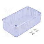 Carcasa policarbonat, 65mmx120mmx36mm, IP54, HAMMOND - 1591CTCL Carcasa policarbonat, 65mmx120mmx36mm, IP54, HAMMOND - 1591CTCL