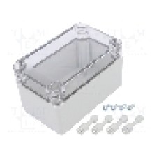 Carcasa policarbonat, 75mmx125mmx75mm, IP66, IP67, WEIDMÜLLER - MPC 07/12/07 TRSP