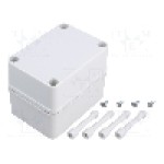 Carcasa policarbonat, 80mmx110mmx85mm, IP66, IP67, FIBOX - PC B 85 G
