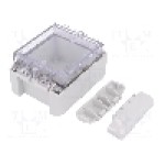 Carcasa policarbonat, 80mmx113mmx60mm, IP66, IP67, BOPLA - B 100806 PC-V0-G 7035 Carcasa policarbonat, 80mmx113mmx60mm, IP66, IP67, BOPLA - B 100806 PC-V0-G 7035