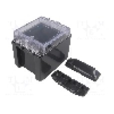 Carcasa policarbonat, 80mmx113mmx90mm, IP66, IP67, BOPLA - B 100809 PC-V0-G 7024