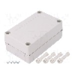 Carcasa policarbonat, 80mmx130mmx50mm, IP66, IP67, FIBOX - PC 100/50 LG
