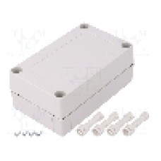 Carcasa policarbonat, 80mmx130mmx50mm, IP66, IP67, FIBOX - PC 100/50 LG