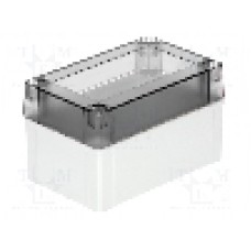 Carcasa policarbonat, 80mmx130mmx75mm, IP66, IP67, FIBOX - PC 100/75 HT