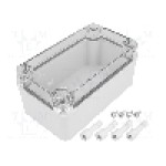 Carcasa policarbonat, 80mmx140mmx65mm, IP66, IP67, FIBOX - PC C 65 T