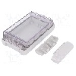 Carcasa policarbonat, 80mmx151mmx40mm, IP66, IP67, BOPLA - B 140804 PC-V0-G 7035 Carcasa policarbonat, 80mmx151mmx40mm, IP66, IP67, BOPLA - B 140804 PC-V0-G 7035