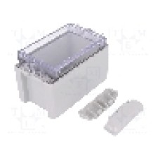 Carcasa policarbonat, 80mmx151mmx90mm, IP66, IP67, BOPLA - B 140809 PC-V0-G 7035