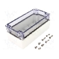 Carcasa policarbonat, 80mmx160mmx65mm, IP66, IP67, FIBOX - PCT 081607