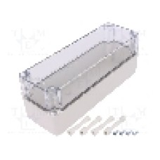 Carcasa policarbonat, 80mmx230mmx85mm, IP66, IP67, FIBOX - PC F 85 T