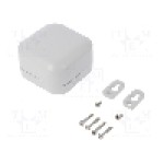 Carcasa policarbonat, 80mmx80mmx45mm, IP68, HAMMOND - 1557B2GY