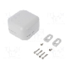 Carcasa policarbonat, 80mmx80mmx45mm, IP68, HAMMOND - 1557B2GY