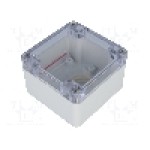 Carcasa policarbonat, 80mmx82mmx55mm, IP65, GAINTA - G256C Carcasa policarbonat, 80mmx82mmx55mm, IP65, GAINTA - G256C