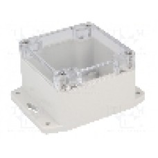 Carcasa policarbonat, 80mmx82mmx55mm, IP65, GAINTA - G256CMF
