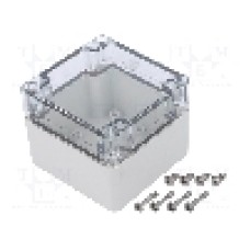 Carcasa policarbonat, 80mmx82mmx65mm, IP66, IP67, FIBOX - PCT 080807