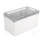 Carcasa policarbonat, 90mmx160mmx90mm, IP66, HAMMOND - 1554K2GYCL Carcasa policarbonat, 90mmx160mmx90mm, IP66, HAMMOND - 1554K2GYCL