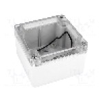 Carcasa policarbonat, 90mmx90mmx60mm, IP66, HAMMOND - 1554E2GYCL