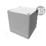 Carcasa policarbonat, 90mmx90mmx90mm, IP66, HAMMOND - 1554EE2GYSL