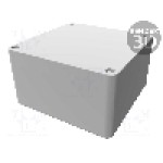 Carcasa poliester, 160mmx160mmx90mm, IP65, HAMMOND - 1590ZGRP161