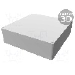 Carcasa poliester, 400mmx405mmx120mm, IP65, HAMMOND - 1590ZGRP253