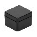 Carcasa poliester, 75mmx80mmx55mm, IP66, RAYCHEM RPG - GJB-758055BK Carcasa poliester, 75mmx80mmx55mm, IP66, RAYCHEM RPG - GJB-758055BK