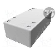 Carcasa polistiren, 65mmx120mmx40mm, HAMMOND - MB126540VL