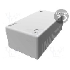 Carcasa polistiren, 80mmx150mmx55mm, HAMMOND - MB158055VL