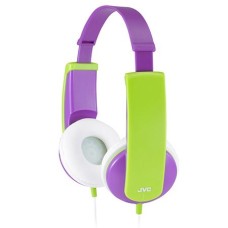 CASTI AUDIO COPII VIOLET/VERDE HA-KD5-V JVC - JVC0074