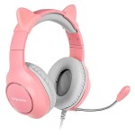 CASTI GAMER KIDS KRUGER&MATZ ROZ - KM0658 CASTI GAMER KIDS KRUGER&MATZ ROZ - KM0658