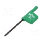 Cheie Torx®, oţel crom-vanadium, TX05, lungime 62mm, WIHA - 03724 Cheie Torx®, oţel crom-vanadium, TX05, lungime 62mm, WIHA - 03724