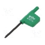Cheie Torx®, oţel crom-vanadium, TX07, lungime 67mm, WIHA - 03726