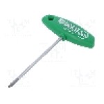Cheie Torx®, oţel crom-vanadium, TX10, lungime 126mm, WIHA - 01329