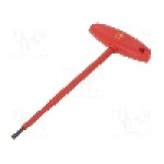 Cheie imbus, oţel crom-vanadium, HEX 4mm, lungime 176mm, WIHA - 27928