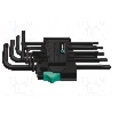 Set chei Torx®, TX10, TX15, TX20, TX25, TX27, TX30, TX40, TX08, TX09, WERA, 05024242001, T147691