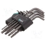 Set chei Torx®, {{Material}}, TX10, TX15, TX20, TX25, TX27, TX30, TX40, TX08, TX09, lungime {{Lungime totala}}, WERA - 05073598001 Set chei Torx®, {{Material}}, TX10, TX15, TX20, TX25, TX27, TX30, TX40, TX08, TX09, lungime {{Lungime totala}}, WERA - 05073598001