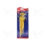 Set chei Torx® cu protectie, otel crom-vanadium, T10H, T15H, T20H, T25H, T27H, T30H, T40H, T45H, T50H, Workpro - W022012